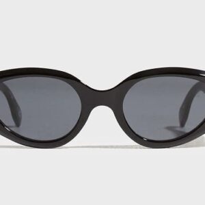 Check Round Sunglasses